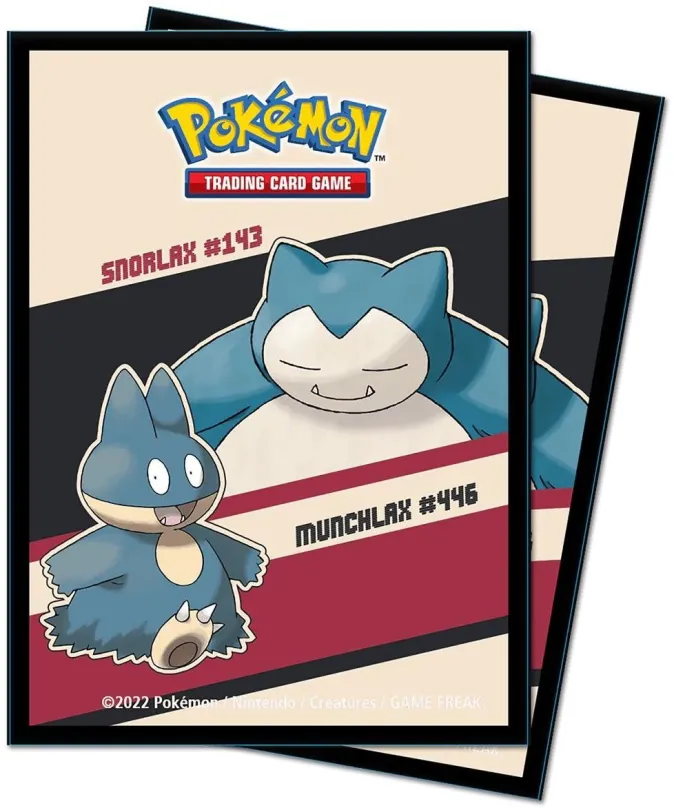 Zberateľský album Pokémon UP: GS Snorlax Munchlax - Deck Protector obaly na karty 65ks