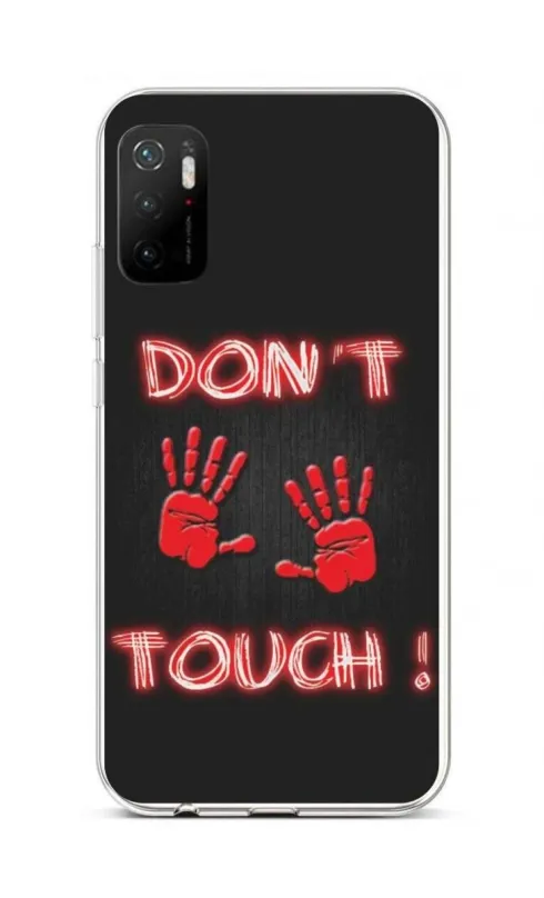 Kryt na mobil TopQ Xiaomi Poco M3 Pre silikón Don't Touch Red 59967