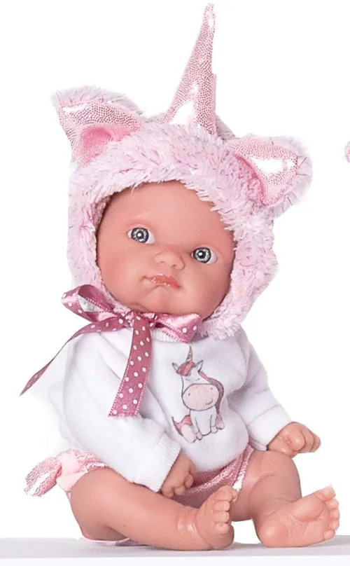 Bábika Realistická bábika Jednorožec ružová