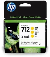 Cartridge HP 3ED79A č. 712 žltá multipack