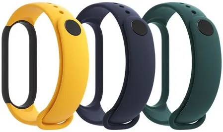 Remienok Xiaomi Mi Band 5 Strap (Blue, Yellow, Green)