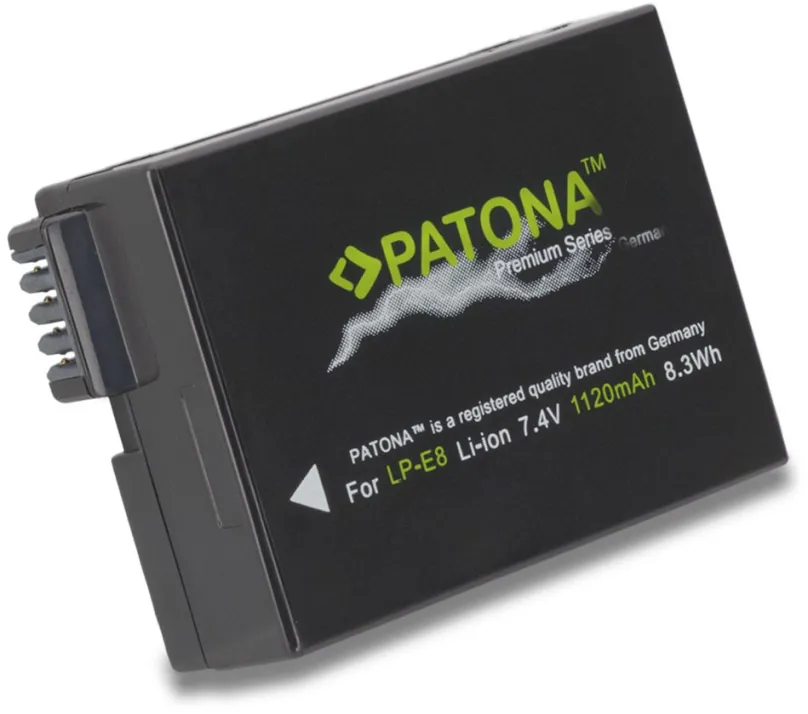 Batérie pre fotoaparát Paton pre Canon LP-E8 1120mAh Li-Ion Premium