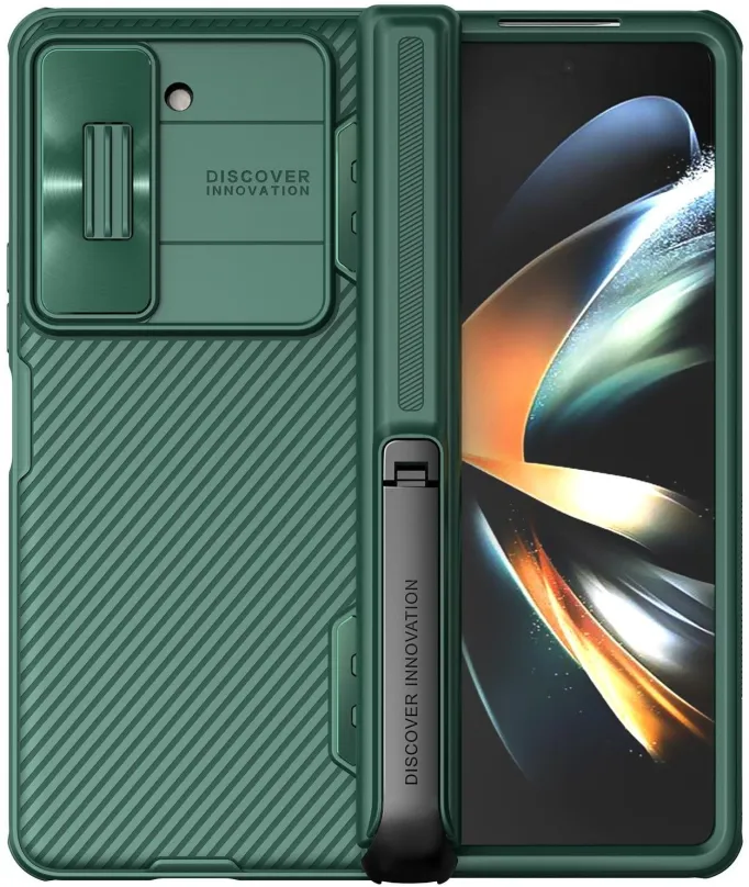 Kryt na mobil Nillkin CamShield FOLD Stand Zadný Kryt pre Samsung Galaxy Z Fold 5 Deep Green