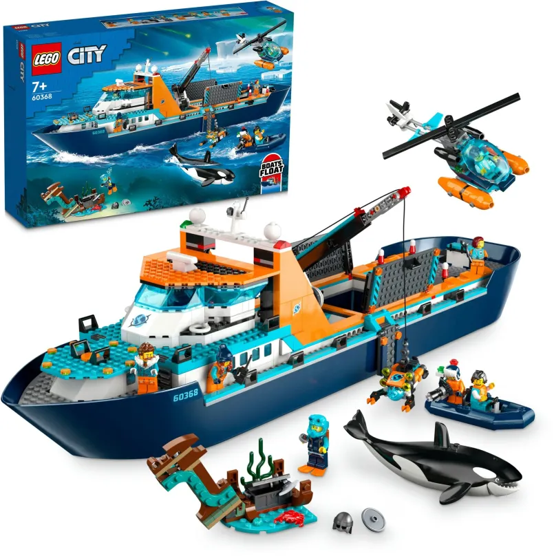 LEGO stavebnica LEGO® City 60368 Arktická prieskumná loď