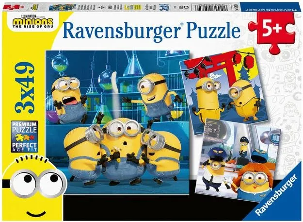 Puzzle Ravensburger puzzle 050826 Mimoni 2 3x49 dielikov