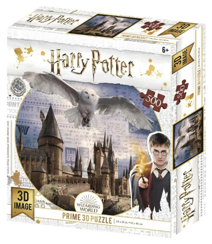 PRIME 3D Puzzle Harry Potter: Rokfortská škola čiar a kúziel 3D 500 dielikov