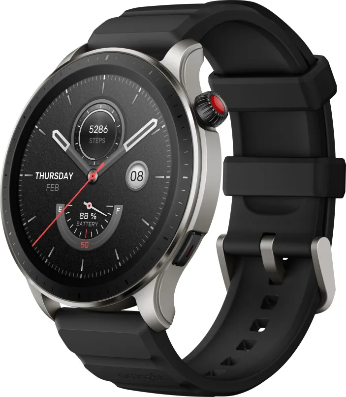 Chytré hodinky Amazfit GTR 4 Superspeed Black, pre mužov aj ženy, s ovládaním v slovenčine