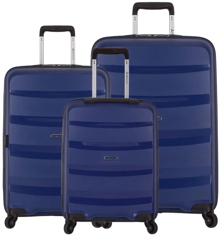 Sada cestovných kufrov SIROCCO T-1208/3 PP - modrá