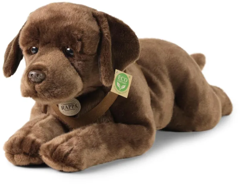 Plyšák RAPPA Plyšový pes labrador 61 cm, Eco-Friendly, pes, s výškou 28 cm, vhodný pre det