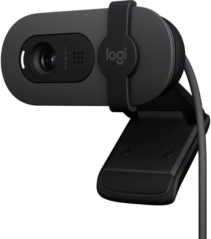 Webkamera Logitech Brio 100, Graphite, s rozlíšením Full HD (1920 x 1080 px), fotografie a