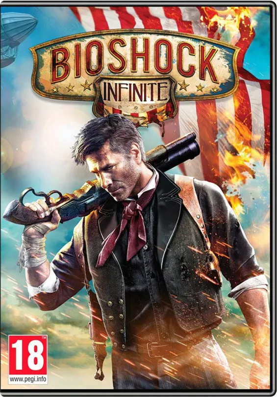 Hra na PC BioShock Infinite, elektronická licencia, kľúč pre Steam, žáner: akčné a strieľa
