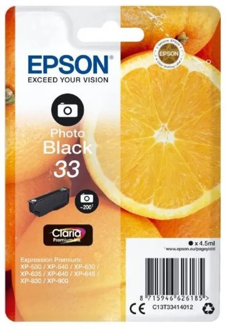 Cartridge Epson T3341 foto čierna