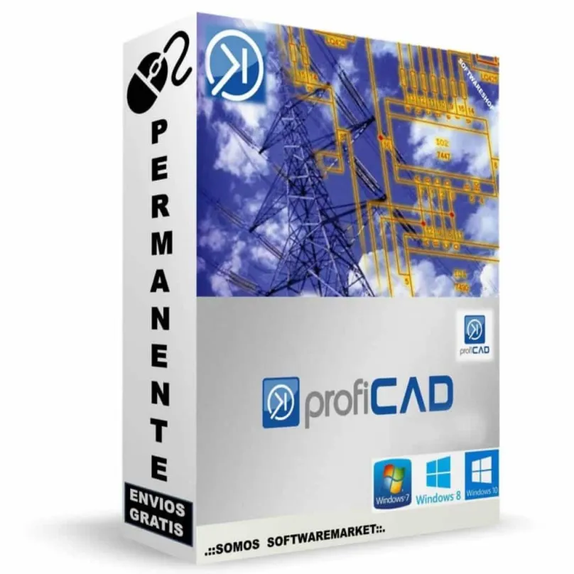 Grafický softvér ProfiCAD pre 1 PC (elektronická licencia)