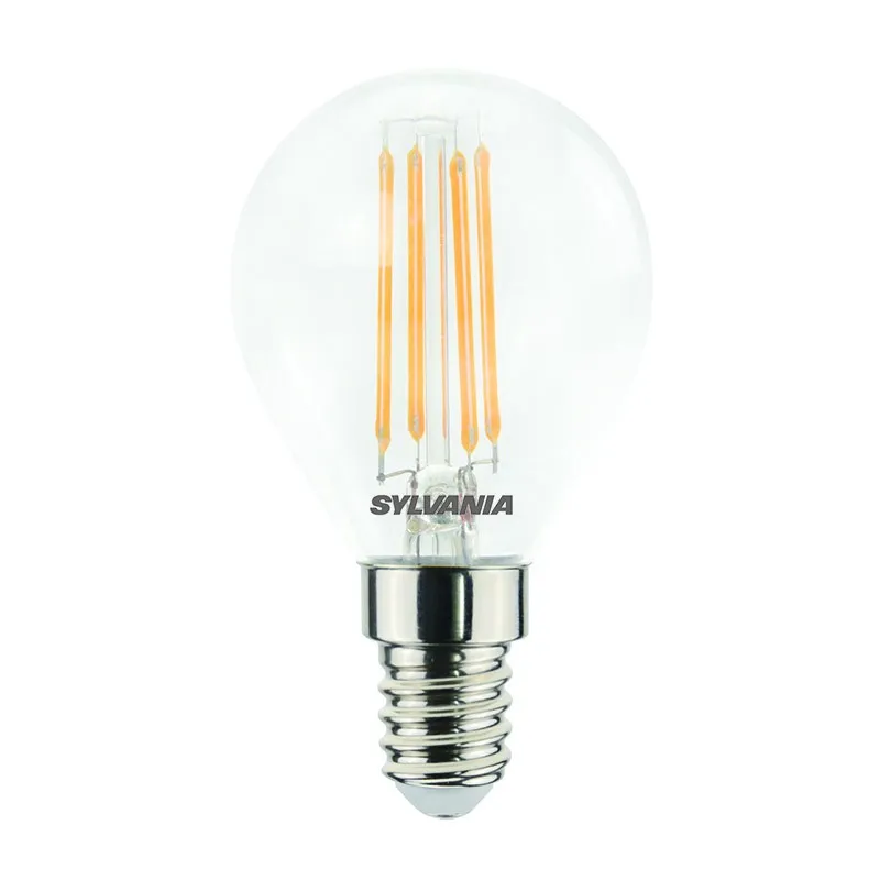Sylvania 0029490 LED žiarovka filament 1x4,5W | E14 | 470lm | 2700K - stmievateľná, číra