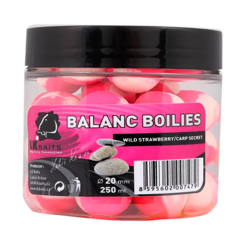 LK Baits Balans Boilies Wild Strawberry/Carp Secret 250ml 20mm