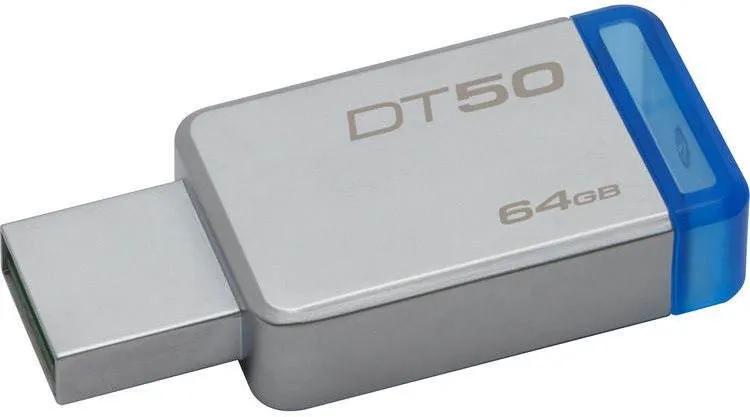 Flash disk Kingston DataTraveler 50 64GB, USB 3.2 Gen 1 (USB 3.0), USB-A, kapacita 64 GB,