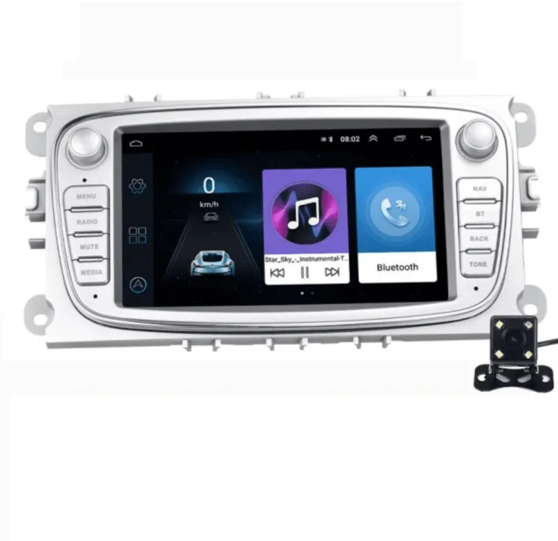 Autorádio HIZPO Android Autorádio Ford Focus Mondeo S-Max Galaxy C-Max Focus Kuga GPS Navigácia WiFi rádio