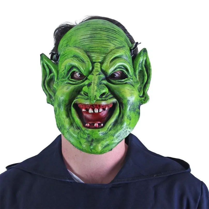 Doplnok ku kostýmu Rappa maska zelený čarodejník
