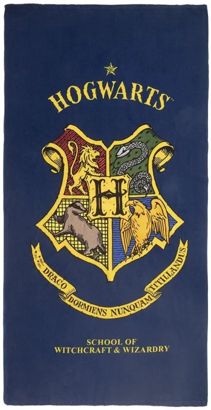 Osuška Harry Potter - Hogwarts Crest - osuška