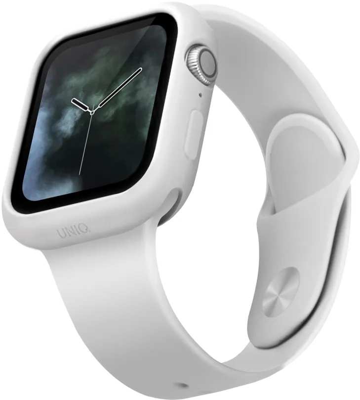 Ochranný kryt na hodinky Uniq Lino pre Apple Watch 40mm Dove biely