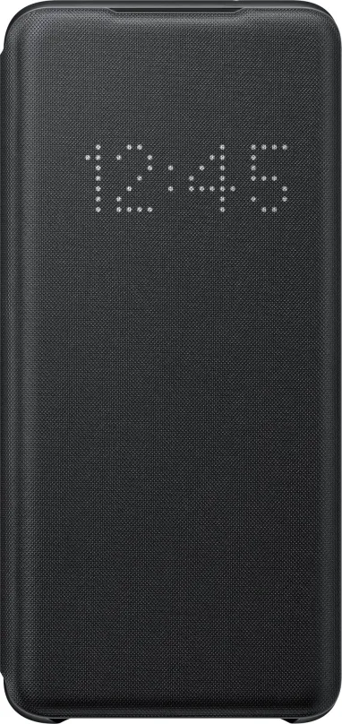 Puzdro na mobil Samsung Flipové púzdro LED View pre Galaxy S20 čierne