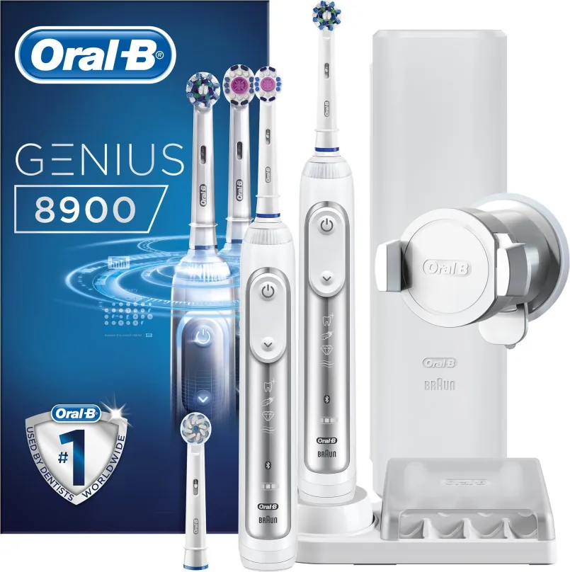 Elektrická zubná kefka Oral-B Genius 8900 Cross Action + bonus rukoväť
