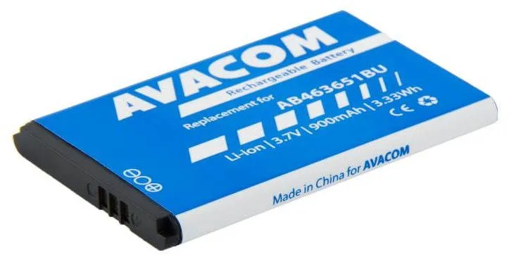 Batéria pre mobilný telefón Avacom pre Samsung AB463651BU Li-Ion 3.7V 900mAh (náhrada AB463651BU)