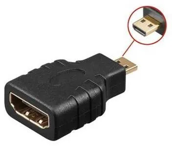 Redukcia PremiumCord Adapter HDMI A samice - micro HDMI D samec
