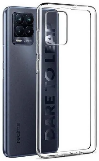 Kryt na mobil TopQ Realme 8 silikón priehľadný ultratenký 0,5 mm 59325