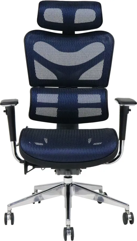 Kancelárska stolička MOSH AirFlow 702 modrá