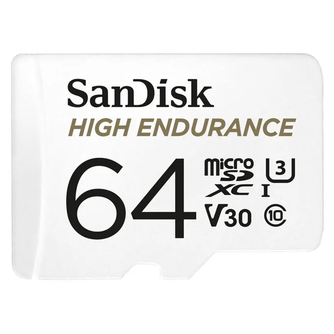 Pamäťová karta SanDisk MicroSDXC High Endurance Video U3 V30 + SD adaptér