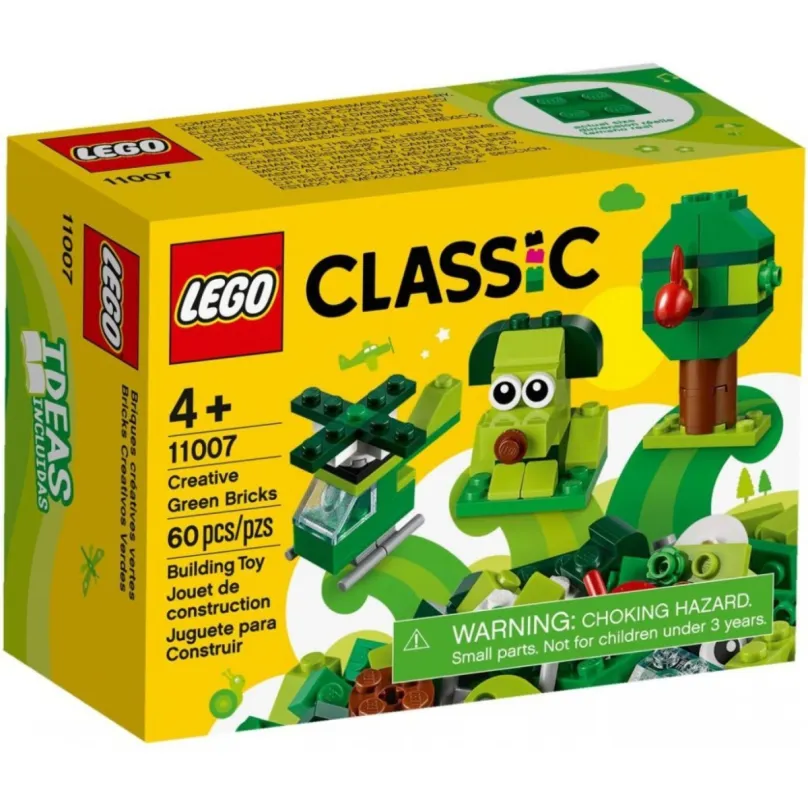 LEGO stavebnice LEGO Classic 11007 Zelené kreatívne kostičky