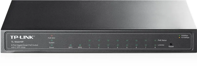 Switch TP-Link TL-SG2210P, 2x SFP, 100x 10/100Base-T, 1000x 10/100/1000Base-T, L2, l3 (sme