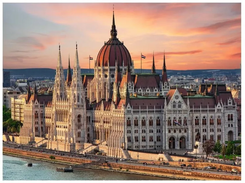Puzzle Trefl Puzzle Budova parlamentu, Budapešť 500 dielikov