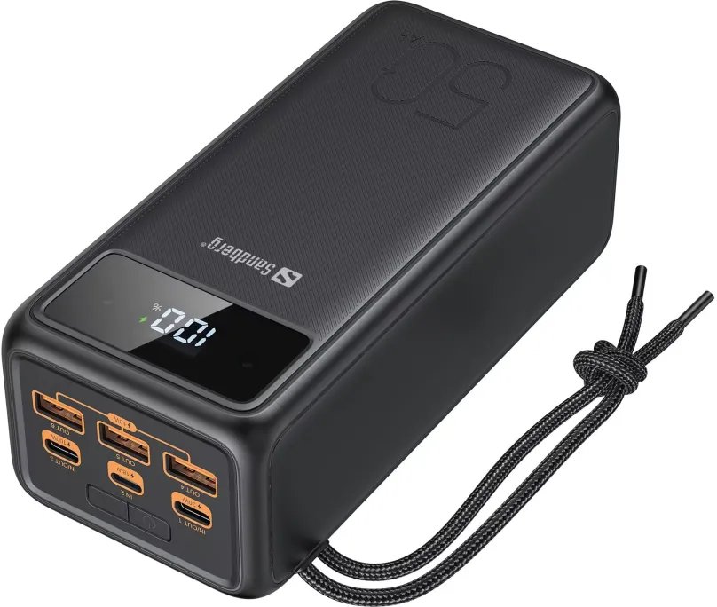 Powerbanka Sandberg Powerbank USB-C PD 130W 50000, čierna