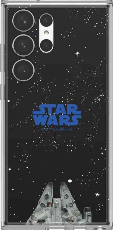 Kryt na mobil Samsung Galaxy S23 Ultra Rámček StarWars k ochrannému krytu Frame čierny