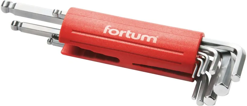 Súprava imbusov FORTUM L-kľúče IMBUS, 1,5-10mm, 4710100