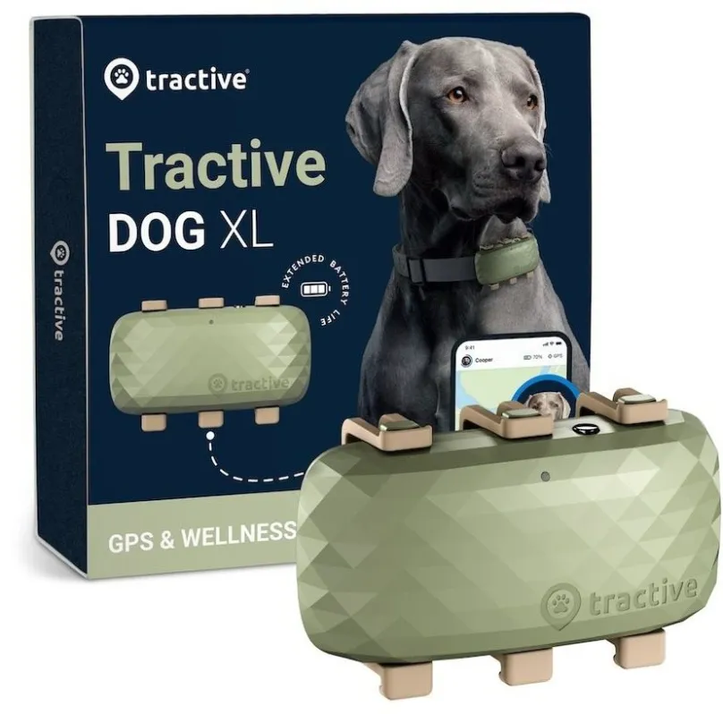 GPS lokátor Tractive DOG XL, pre zvieratá, kompatibilné s Android, iOS a Windows, poplatok