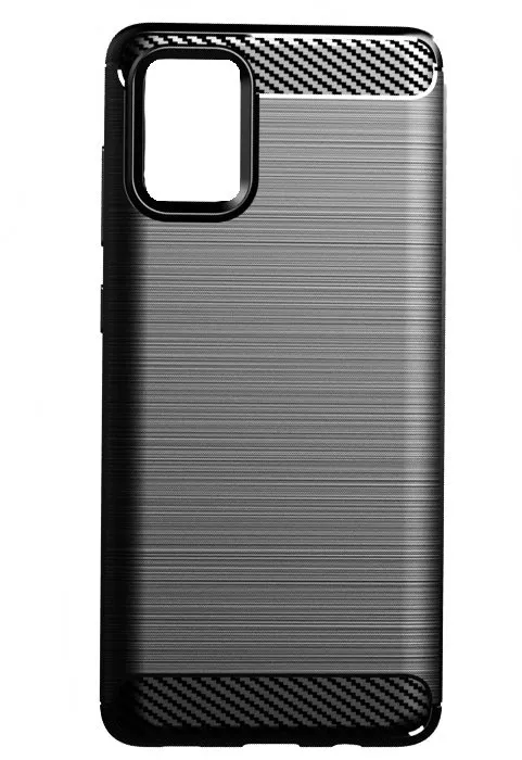 Kryt na mobil Epico Carbon pre Samsung Galaxy A71 - čierny