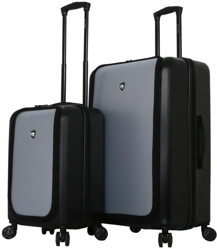 Súprava kufrov Mia Toro M1709/2 - čierna/strieborná