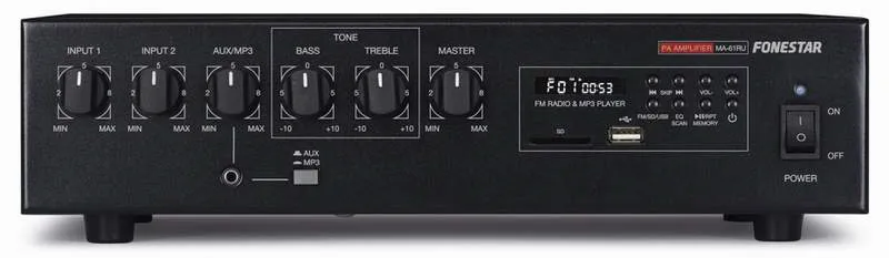 Fonestar MA-61RU - Amplifier 60W USB