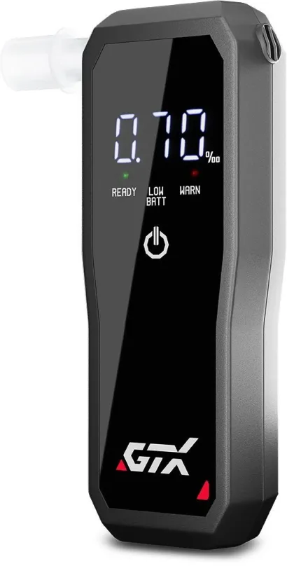 Alkohol tester GTX Original, s elektrochemickým senzorom, rozsah merania 0-4‰, presnosť 0,