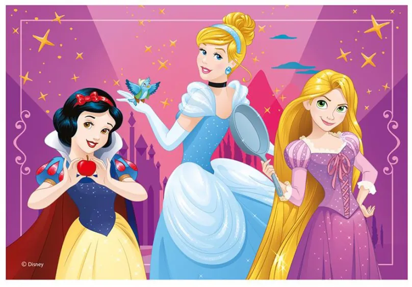 DINO Puzzle Odvážne Disney princeznej 24 dielikov