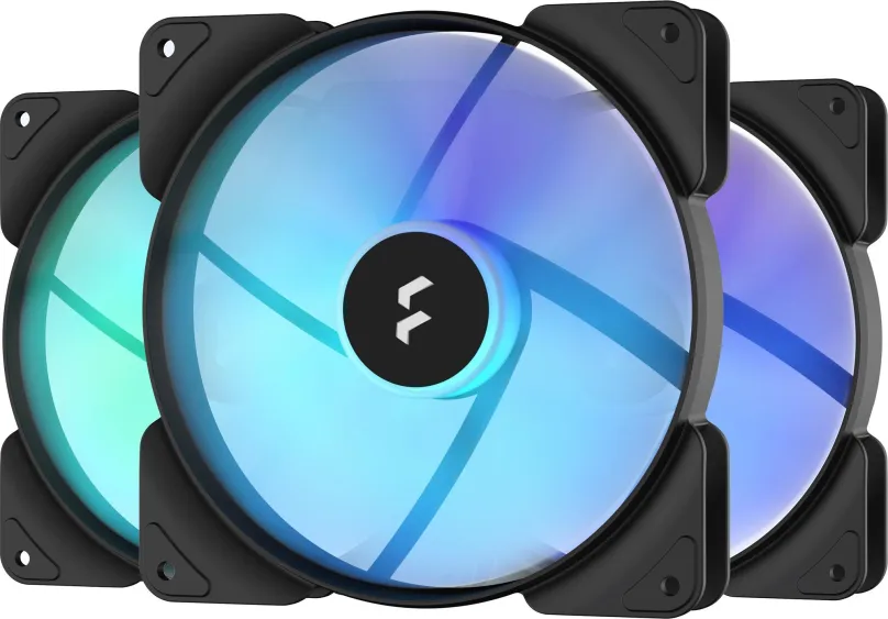 Ventilátor pre PC Fractal Design Aspect 14 RGB PWM Black Frame (3pack)