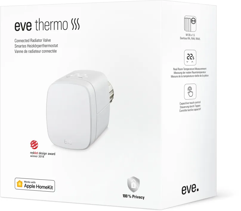 Termostatická hlavica Eve Thermo Smart Radiator Valve - Thread compatible