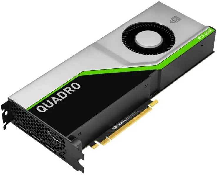 Grafická karta PNY NVIDIA Quadro RTX6000, 24 GB GDDR6X (13000 MHz), NVIDIA GeForce, Turin