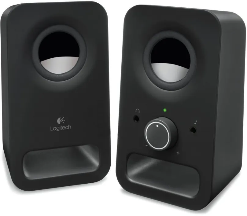 Reproduktory Logitech Speakers Z150 Black, aktívny, 2.0 s výkonom 3W, 3,5 mm jack