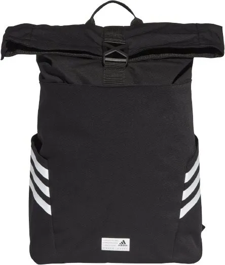 Školský batoh Adidas CLASSIC ROLL-TOP BACKPACK Black, White
