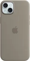 Kryt na mobil Apple iPhone 15 Plus Silikónový kryt s MagSafe ílovo šedý