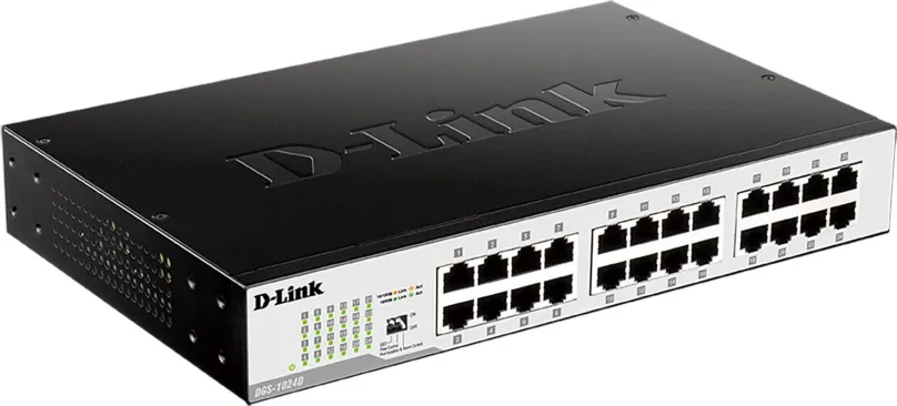 Switch D-Link DGS-1024D, 24x 10/100/1000Base-T, QoS (Quality of Service), prenosová rýchlo